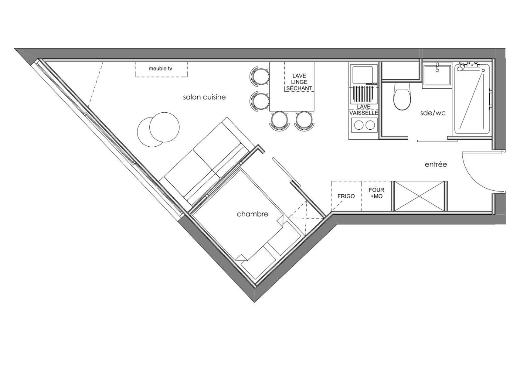 Val Thorens Appartement Residence Les 3 Vallees Exterior foto